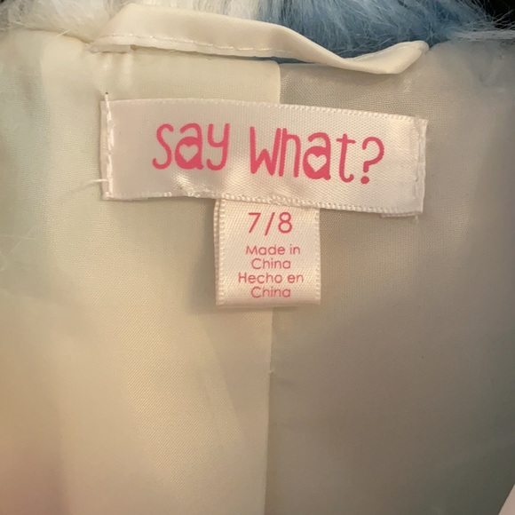 Fuzzy Girls Vest - Picture 2 of 3